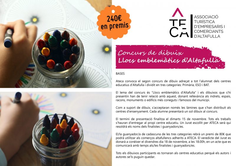 En marxa el nou concurs de dibuix per a les escoles altafullenques